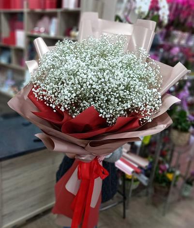 Букет цветов из: Гипсофила в Долгое