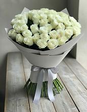 Букет 35 Белых роз в Долгое