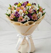 Букет цветов из:  Альстромерии в Долгое