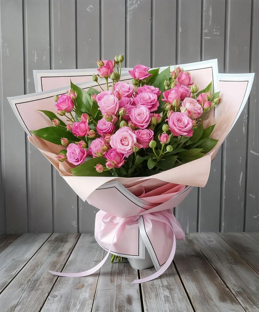 Букет Розовый кустик в Долгое