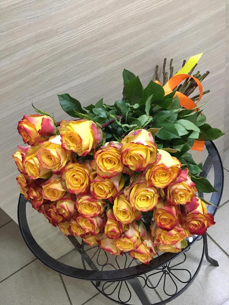 Букет Желтые розы в Долгое