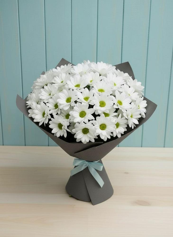 Букет цветов из: Хризантемы в Долгое