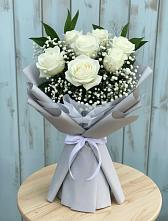 Букет цветов из:  Розы в Долгое