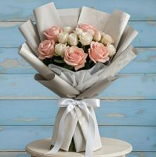 Букет цветов из:  Розы в Долгое