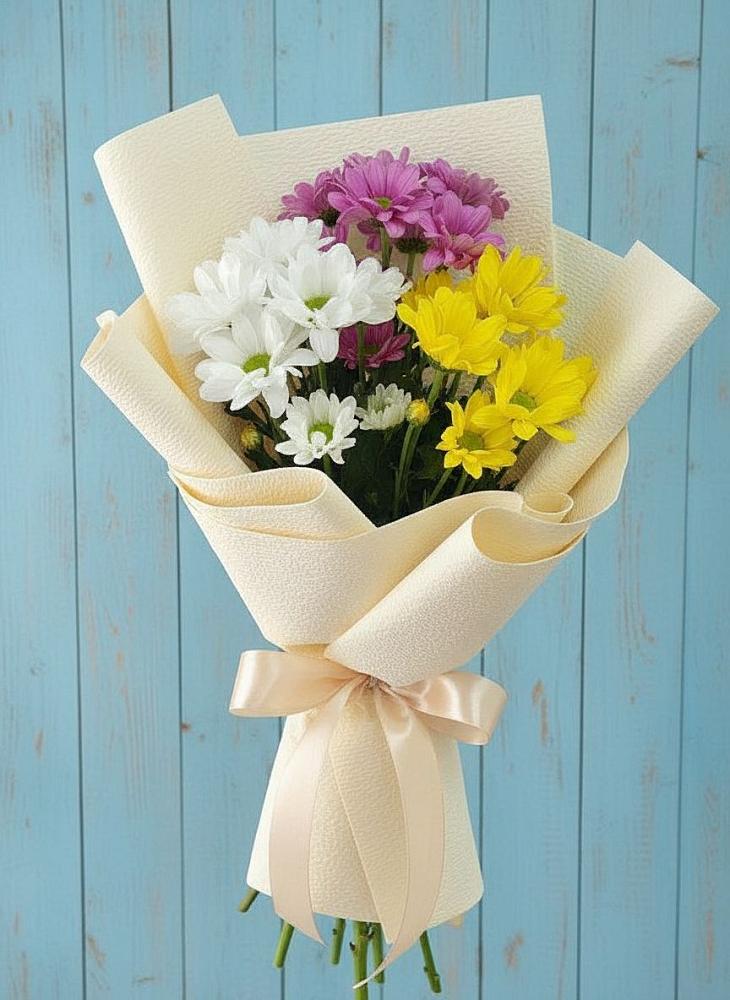 Букет цветов из: Хризантемы в Долгое