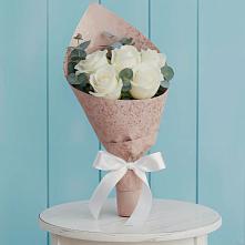 Букет цветов из:  Розы в Долгое