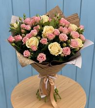 Букет цветов из:  Розы в Долгое