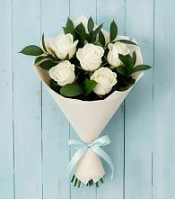 Букет цветов из:  Розы в Долгое